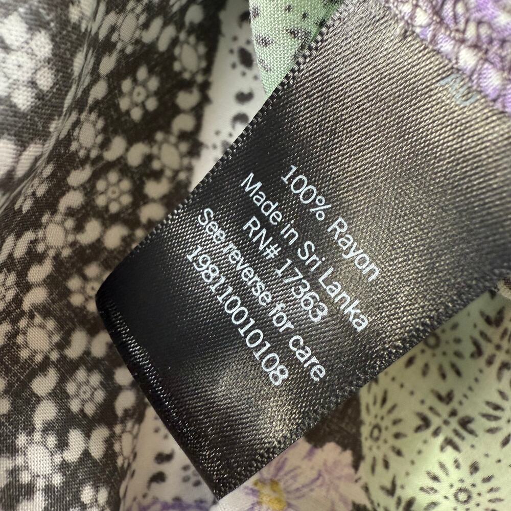 Simply Vera Gray Top & Patchwork Palazzo Pants Plus Size Pijamas size 2X - Picture 12 of 16